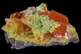 Wulfenite Crystal Cluster - Rowley Mine, AZ #76909-1